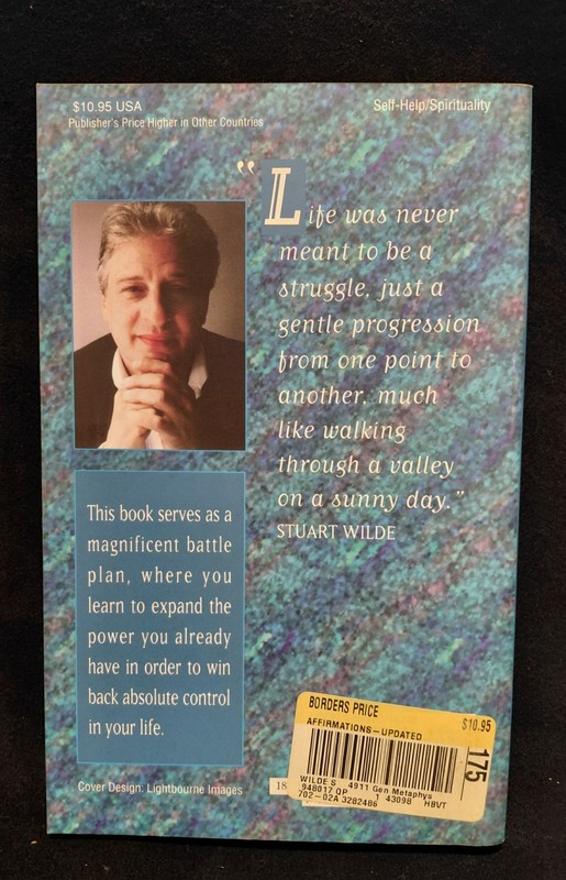 Stuart Wilde Affirmations Trade Paperback Hay House 1987 Taos Quintet 8th gallery