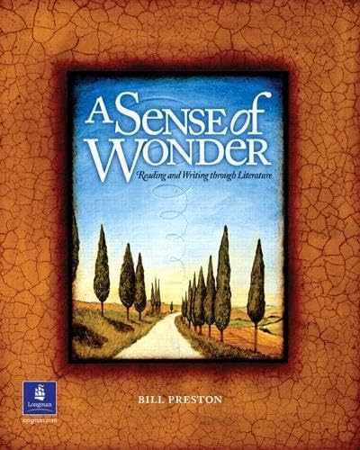 A Sense of Wonder – Paperback, by Preston William – Very Good
