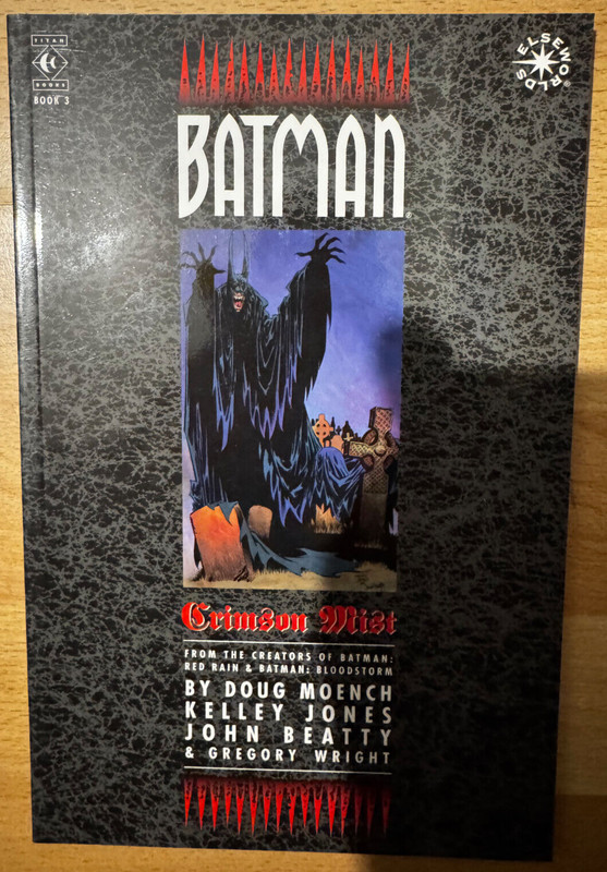 Batman Crimson Mist Titan Paperback Book 3 TPB Graphic Novel DC Comics