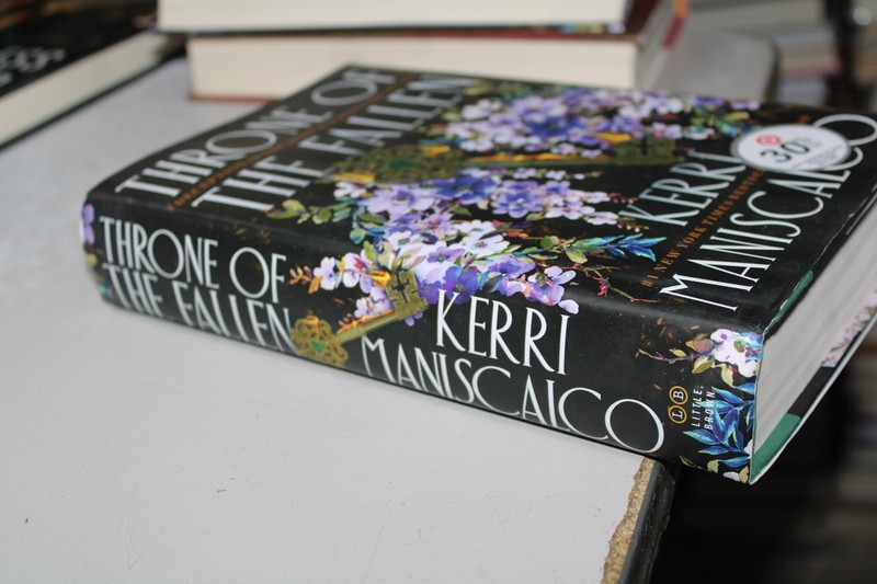 THRONE of the FALLEN by Kerri Maniscalco Hardcover Dust Jacket 2023 Unread gallery