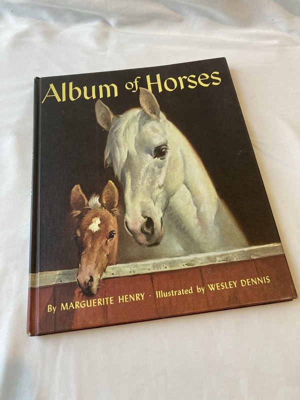 Horses Coffee Table Book Artwork Junk Journal Scrapbook Paper DIY Classic Decor