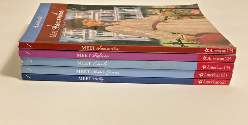 American Girl Meet Books (7) Samantha Molly Rebecca Kirsten Julie History gallery