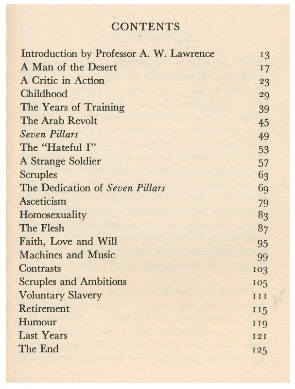 338171 T. E.: Lawrence of Arabia by Victoria Ocampo HC 1963 W4 gallery
