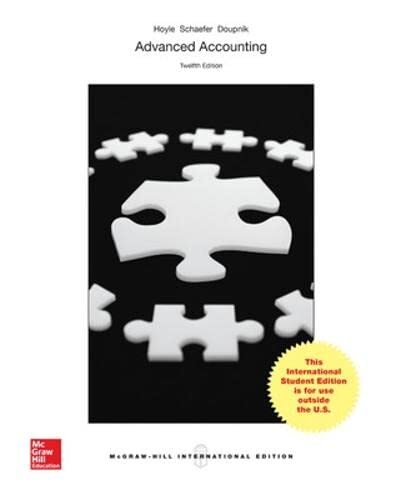 Advanced Accounting – Joe B. Hoyle|Thomas F. Schaefer|Timothy S. Doupnik – P…