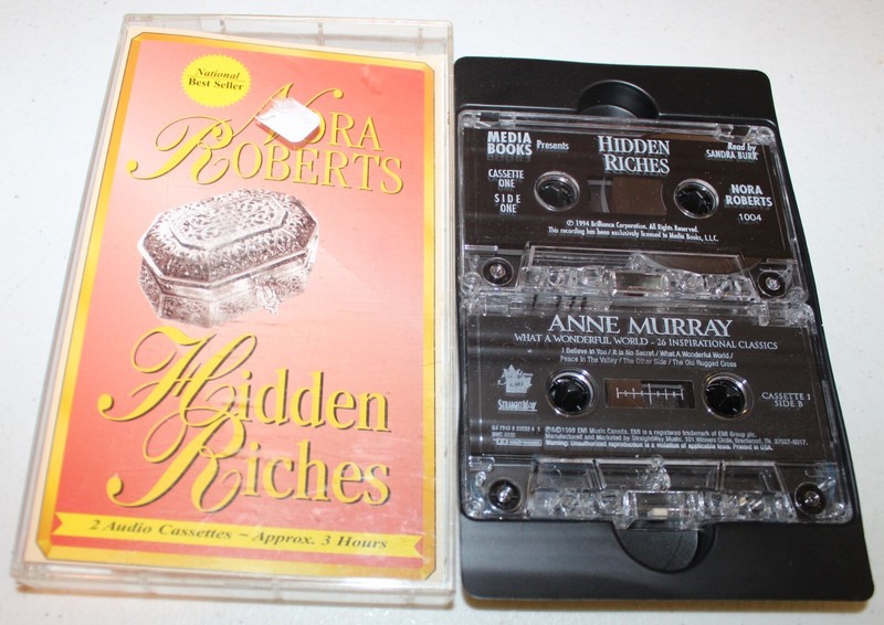 Hidden Riches by Nora Roberts (1994 Audio Cassette) Romance, Sandra Burr