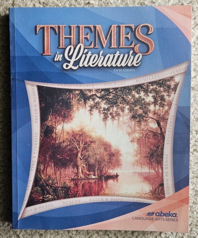 Abeka Themes In Literature 9th Grade Student Textbook Current Fifth Edition Book gallery