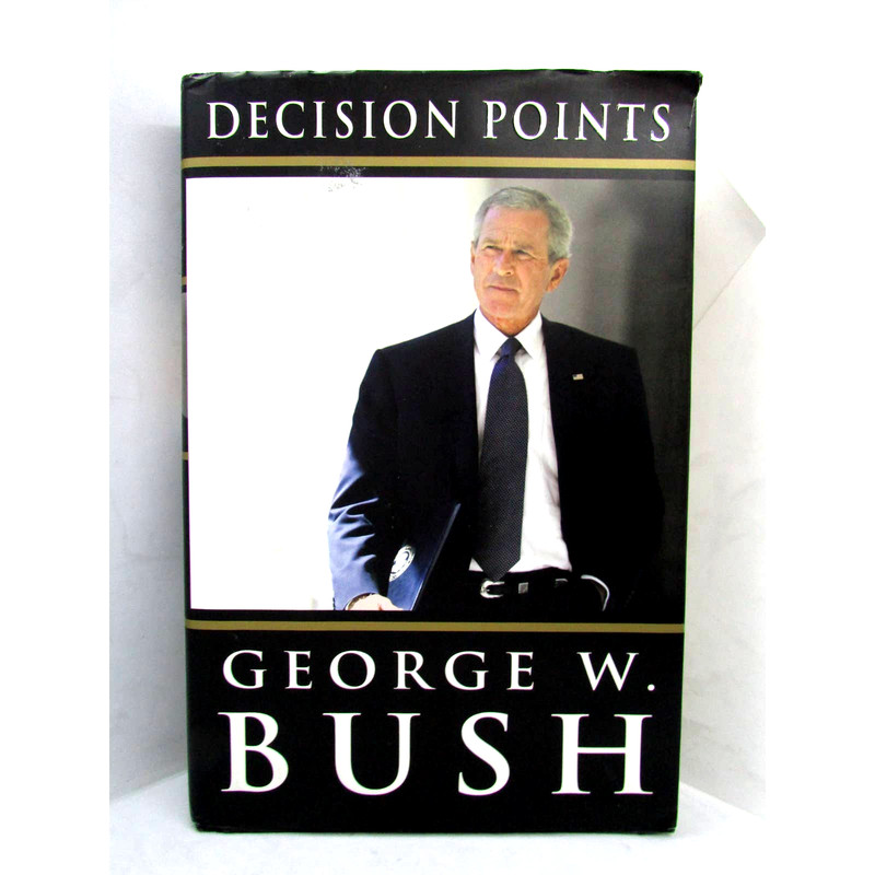 Decision Points Autobiography President George W. Bush Physical Book Hardcover