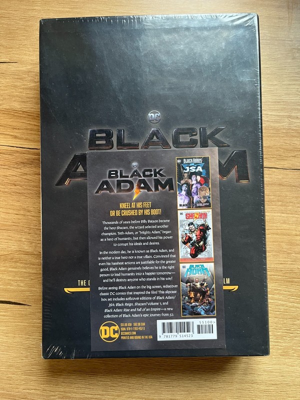 DC Black Adam Essential Reading - 3 Graphic Novels Case Bound Boxed Set NEW gallery