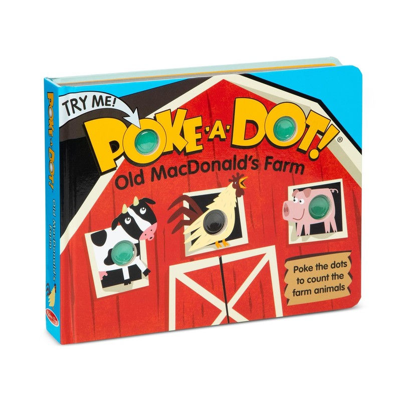 Melissa & Doug Poke-a-Dot! Old MacDonald’s Farm, Interactive Children’s Bo…