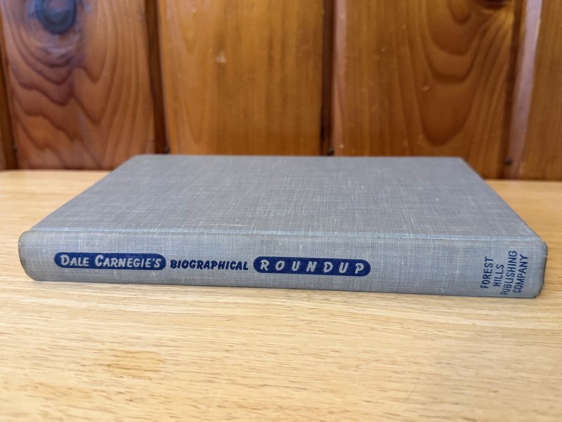 Dale Carnegie's Biographical Roundup Hardcover Autographed Signed 1st Ed 1944 gallery