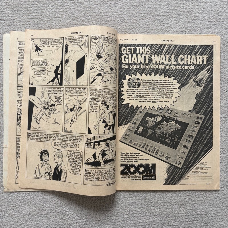Marvel UK Comic - Oldhams Press - Fantastic - 1st July 1967 - Issue 20 gallery