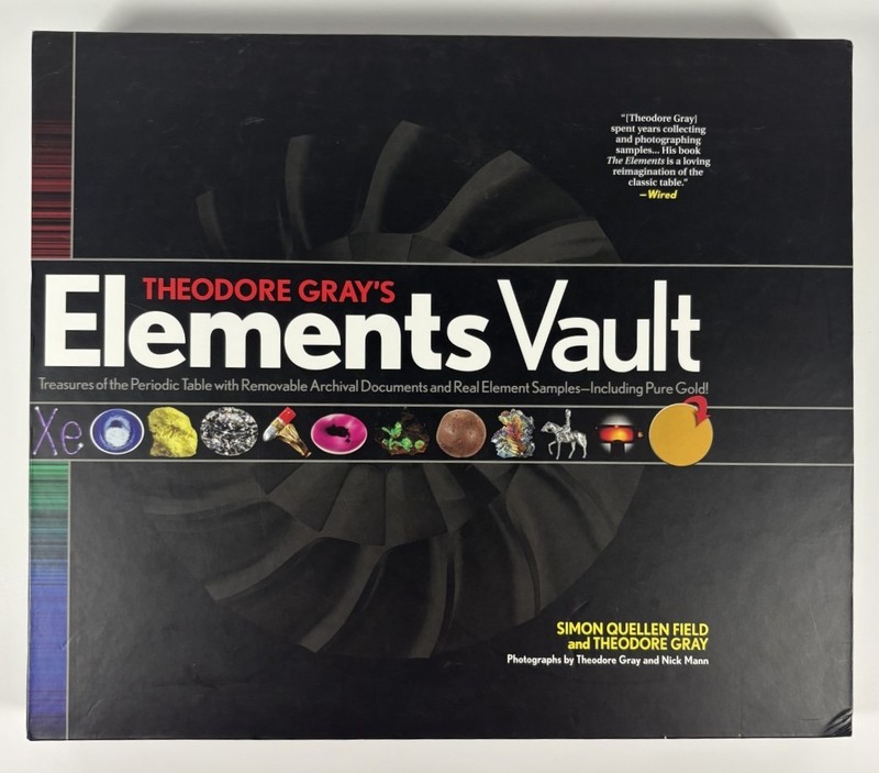 Theodore Gray’s Elements Vault: Treasures of the Periodic Table Free Shipping