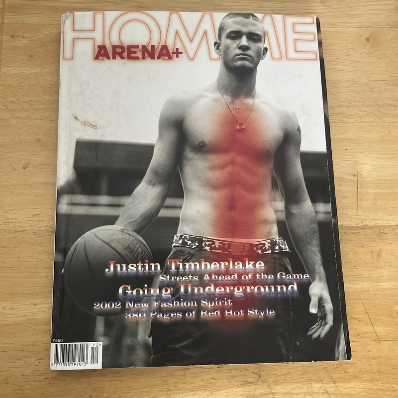 Arena Homme+ Plus Magazine Autumn/Winter 2001/2002 Justin Timberlake David Sims
