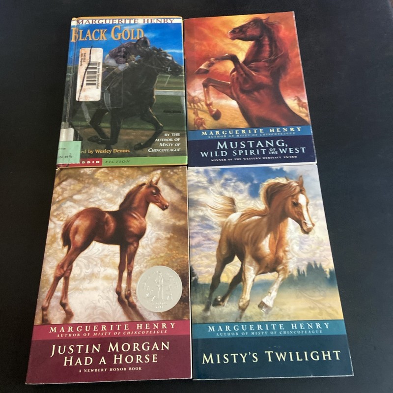 Marguerite Henry Horse Stories Lot Of 6 HCs & PBs W/ 8 Stories G-VG Condition gallery