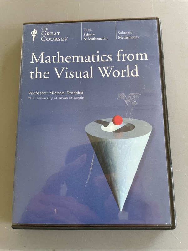 THE GREAT COURSES MATHEMATICS FROM THE VISUAL WORLD PARTS 1 & 2 DVDS