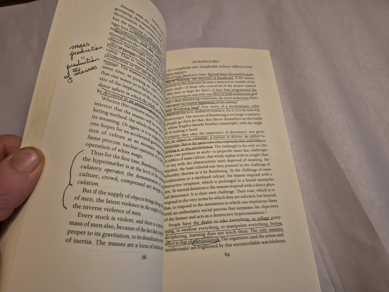 Simulacra and Simulation Jean Baudrillard TPB Postmodern Philosophy Theory gallery