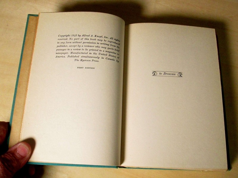 THE SUN DIAL Richard Austin Smith SIGNED 1st Edition 1942 Knopf/Borzoi Hardcover gallery