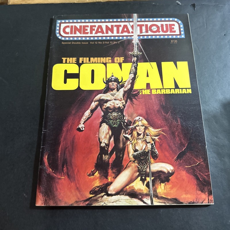 Cinefantastique: Filming of Conan the Barbarian, Special Double Issue Vol 12 Mz6