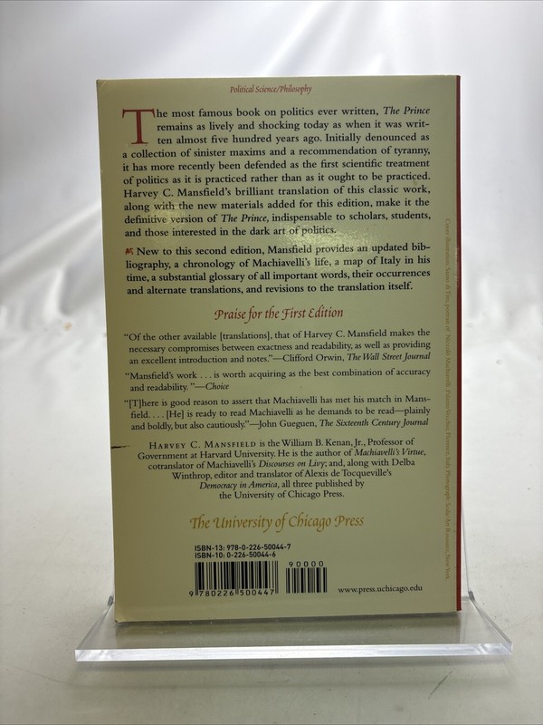 The Prince : Second Edition by Niccolò Machiavelli (1998, Trade Paperback) gallery