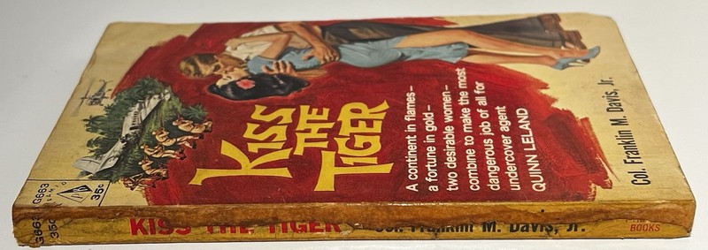 Kiss The Tiger By Col. Franklin M. Davis Jr. 1961 Pyramid G663 PB Cold War Spy G gallery