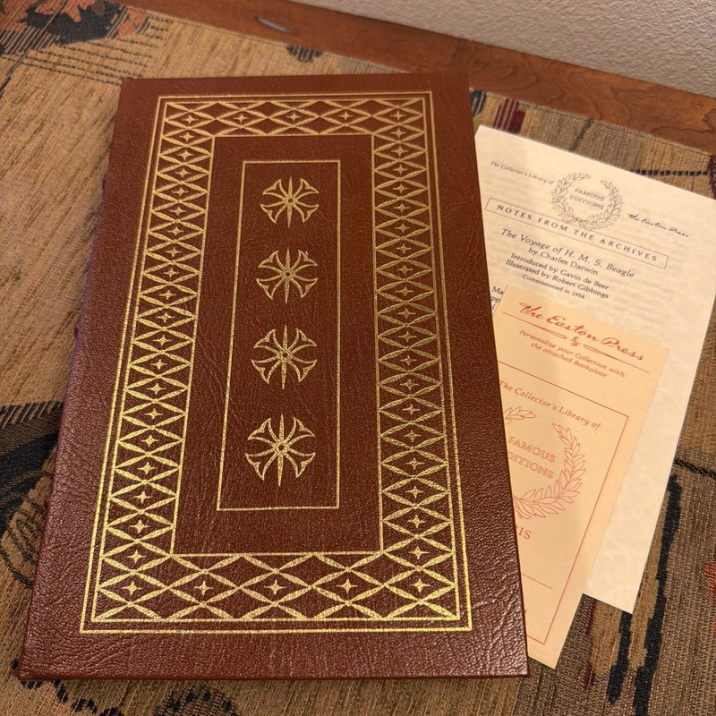 Easton Press Journal of Charles Darwin The Voyage of HMS Beagle – Charles Darwin