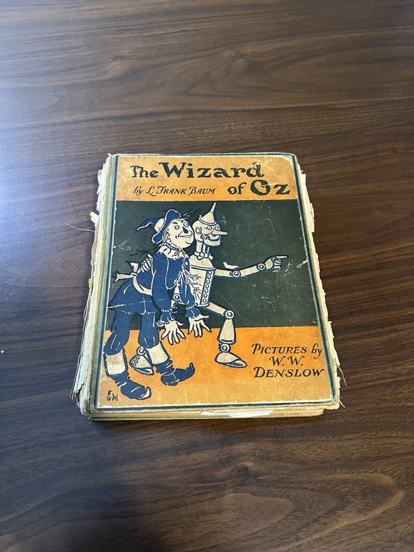 Vintage 1903 Edition of The Wizard of Oz Book by L. Frank Baum & W. W. Denslow