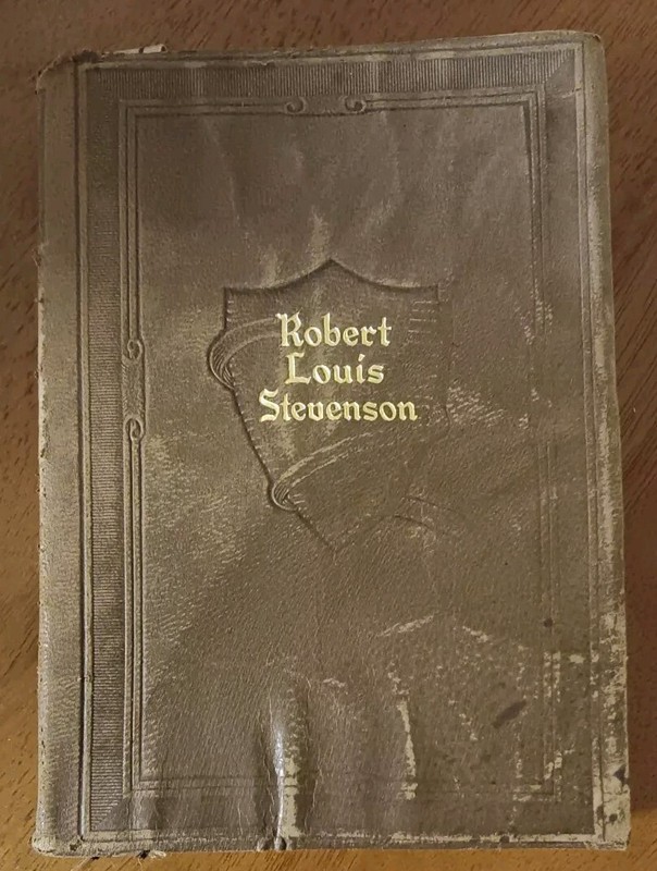 The Works of Robert Louis Stevenson in One Volume Soft Leather Bound Gilt 1928
