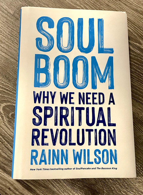 Rainn Wilson SIGNED Book Soul Boom: Why We Need a Spiritual Revolution AUTOGRAPH