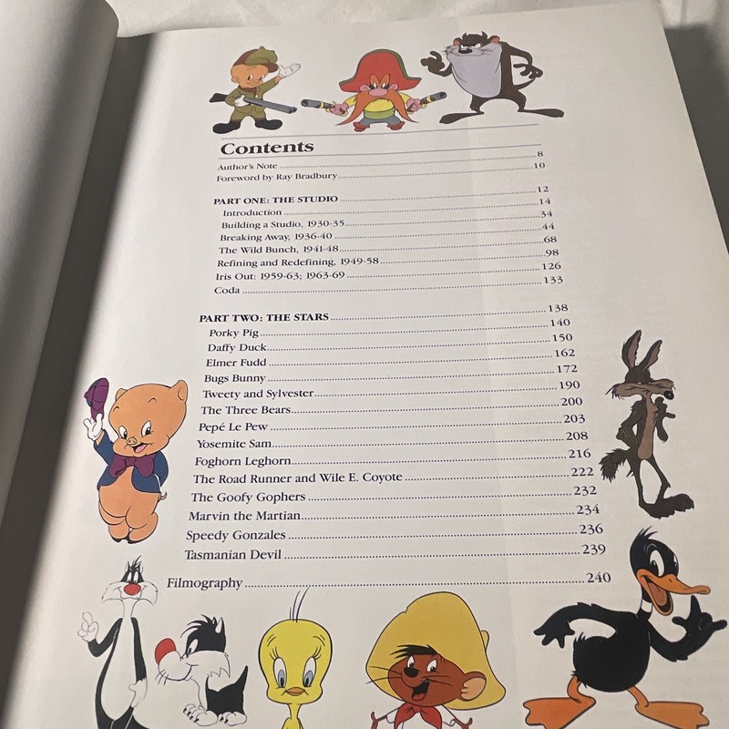 Warner Bros. That's All Folks! Art of Animation HC 1988 1st Ed Illus DJ gallery