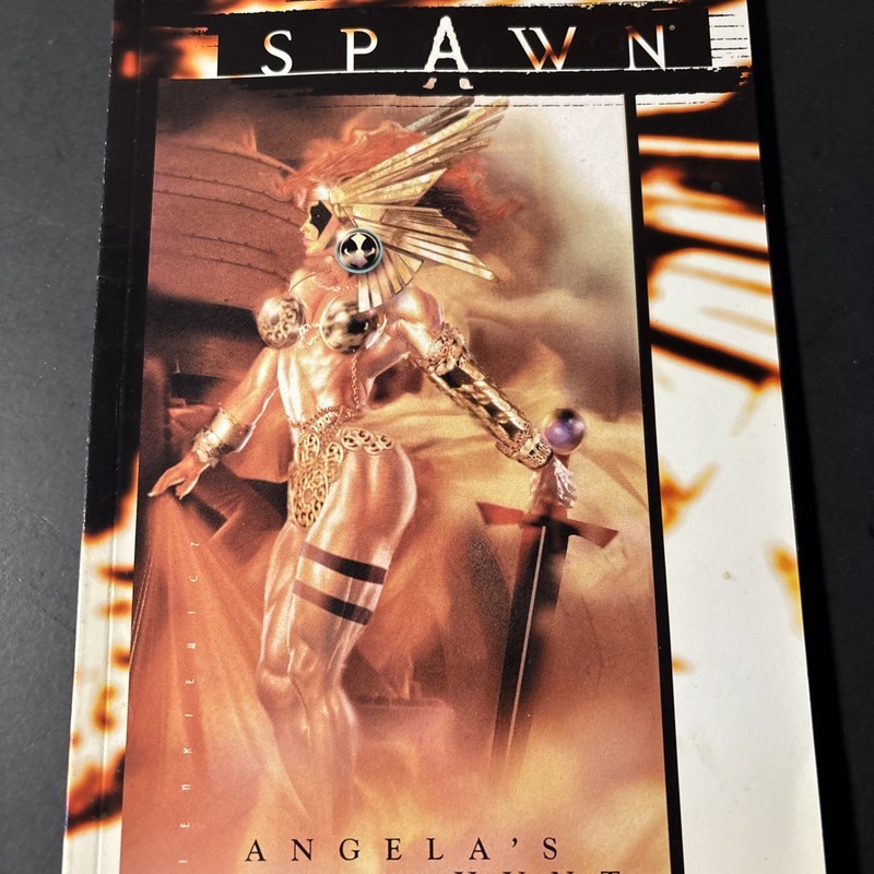 Spawn – Angela’s Hunt by Neil Gaiman and Beau Smith 1995 Trade Paperback JL