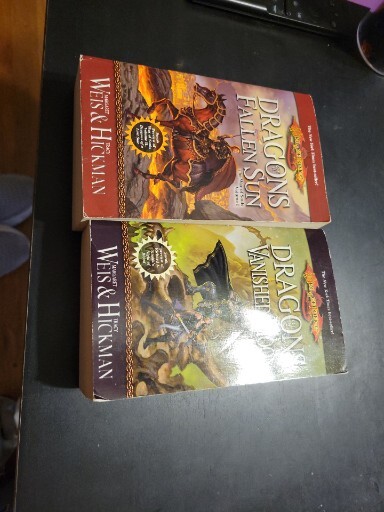 DragonLance The War of Souls Trilogy by Margaret Weis Tracy Hickman Books 1 & 3