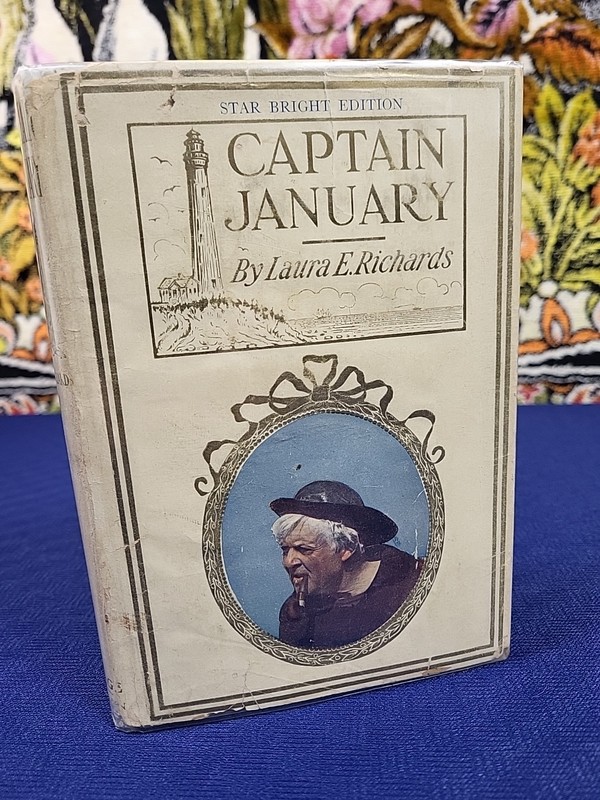 Captain January by Laura E. Richards (1936 Vintage Hardcover, 4th impression)