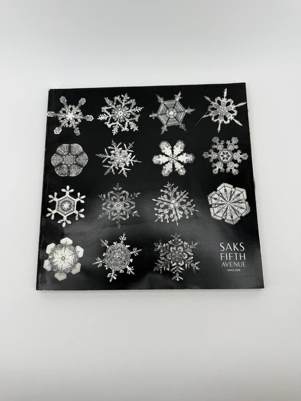 Saks Fifth Avenue 2004 Catalog Snowflake Cover Fashion Luxury Book