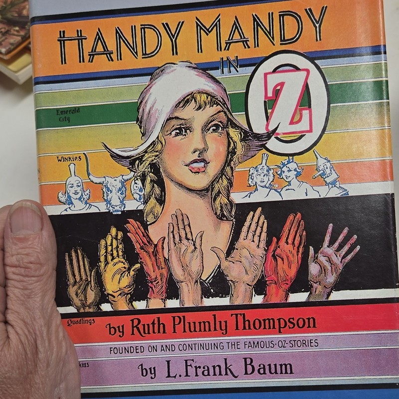 Handy Mandy in Oz by Ruth Plumly Thompson Illustrated Cloth 1990 Reilly & Lee
