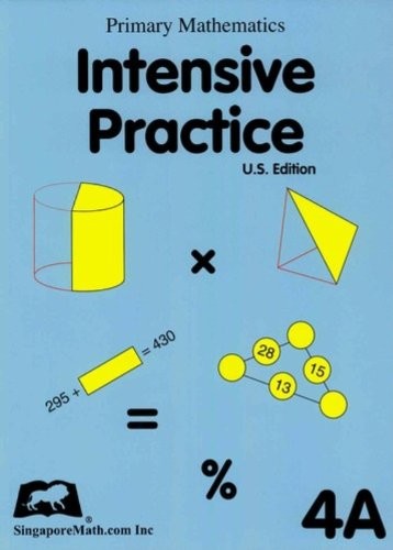 PRIMARY MATH INTENSIVE PRACTICE U.S. EDITION 4A By Jennifer Hoerst **BRAND NEW**