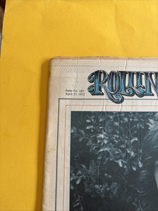 Rolling Stone magazine newspaper April 27 1972 Mick Jagger Rolling Stones Cover gallery