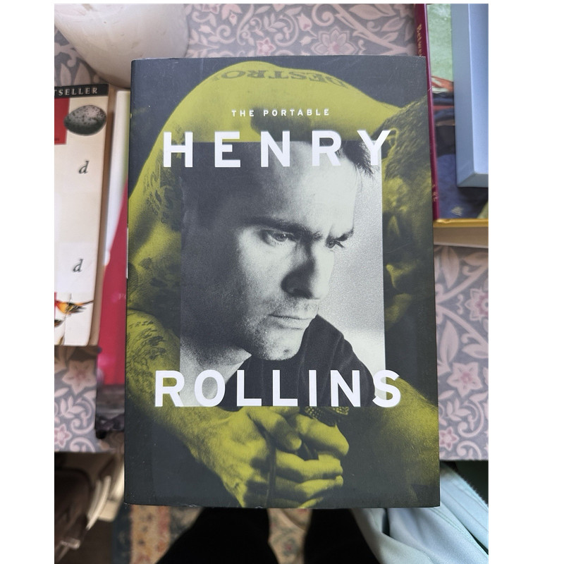 Autographed Henry Rollins The Portable Henry Rollins 1998 Random House