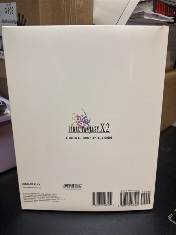 Final Fantasy X-2 Limited Edition Official Strategy Guide/Art Book/Poster/Paine gallery
