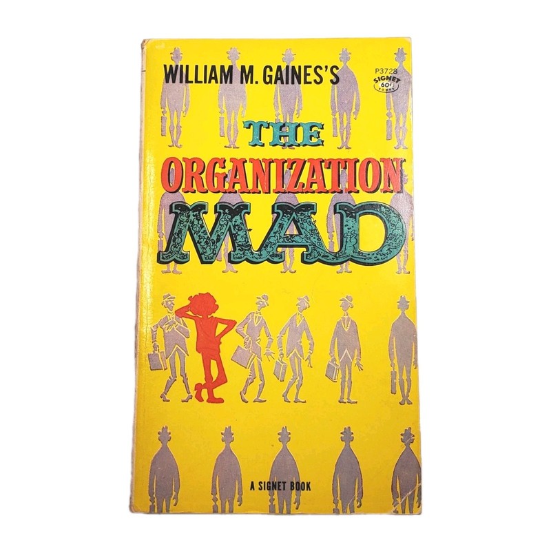The Organization MAD Paperback Book By William M. Gaines Printed 1957