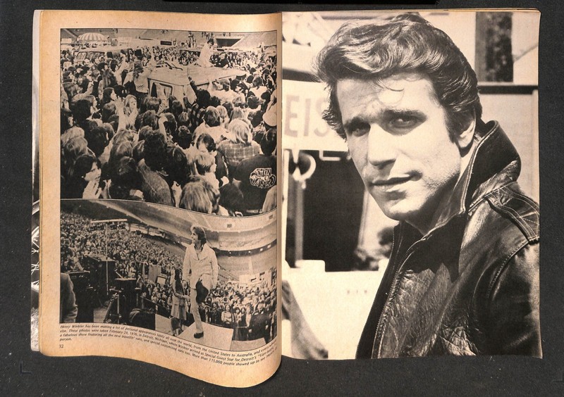 1976 HENRY WINKLER AS THE "FONZIE" MAGAZINE gallery