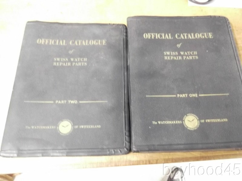 Swiss Watch Repair Parts Manuals–1948-9