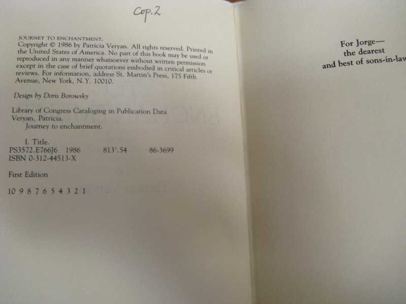 Journey to Enchantment by Patricia Veryan ex-library hardcover book,362 pages gallery