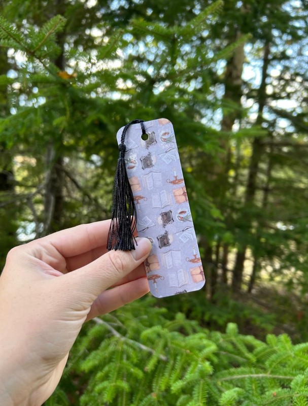 Bookstore Reading Homemade Bookmark – 6 inches x 2 inches