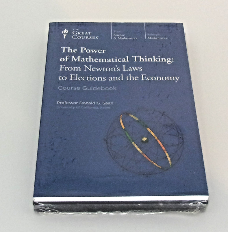Great Courses-The Power of Mathematical Thinking From Newtons-Guidebook-4 DVD’s