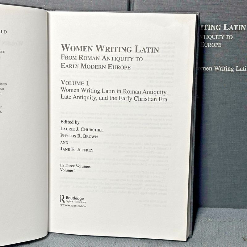 Women Writing Latin: From Roman Antiquity to Early Modern Europe 3 Vol Set gallery