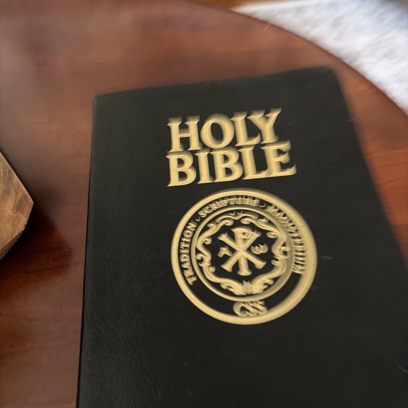 Holy Bible RSV Catholic Ed CSS Faux Leather St Benedict Press 2010 gallery