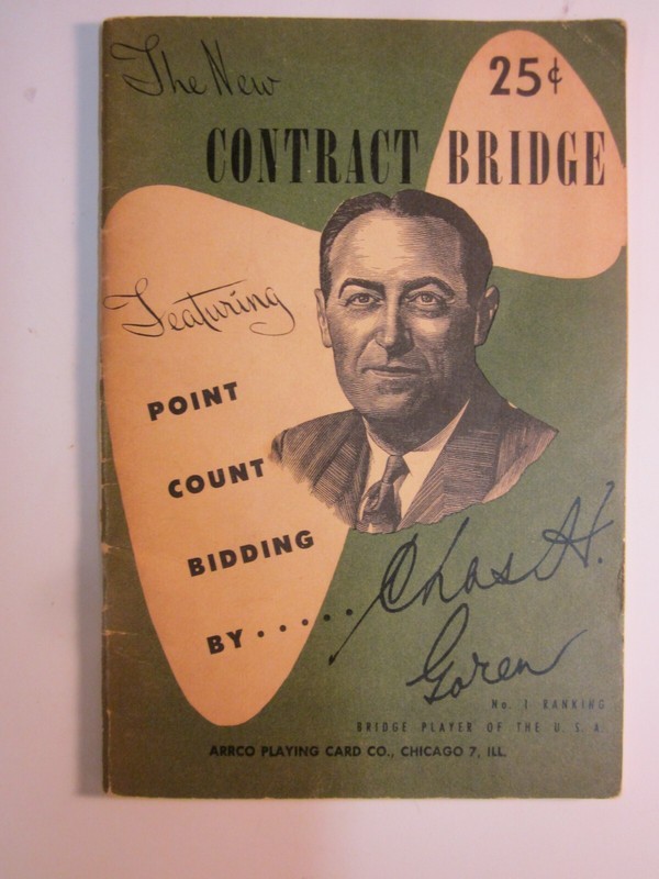 Card Games Contract Bridge Charles H. Goren #1 Bridge Player Booklet