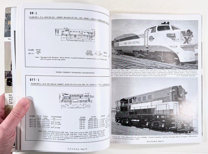 1978 DIESEL LOCOMOTIVES OF NEW YORK CENTRAL SYSTEM railroad train guide HISTORY gallery