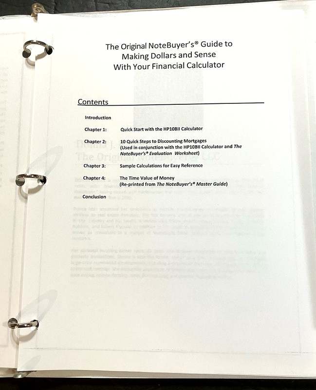 Donna Bauer The Original Note Buyers Master Guide Financial Advisor Real Estate gallery