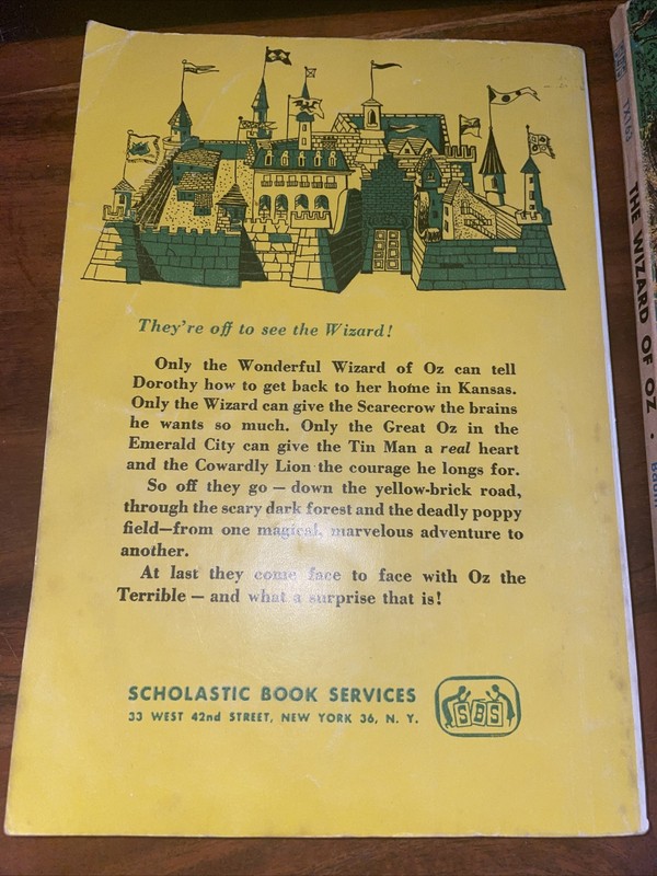 (2) The Wizard Of Oz Frank Baum Paul Granger Scholastic TX163 PBs 4th & 7th PRT gallery